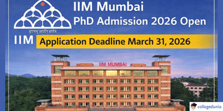 IIM Mumbai PhD Admission 2026 Open at iimmumbai.ac.in; Application Deadline March 31